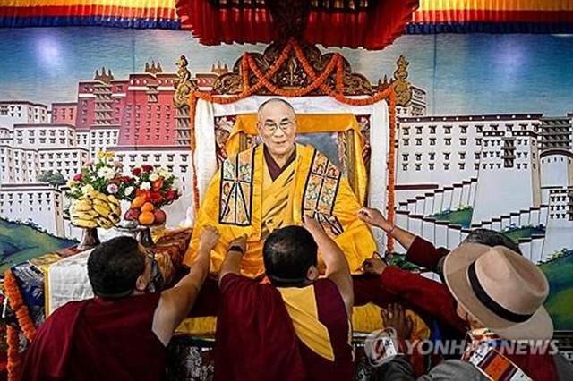 ▲ 90세 생일을 맞은 달라이 라마. 250821 AFP 연합뉴스 자료사진. ⓒ연합뉴스