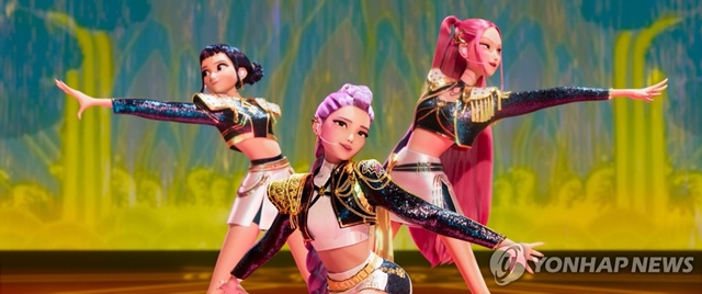 ▲ 넷플릭스 애니메이션 영화 '케이팝 데몬 헌터스' 속 한 장면. 250624 넷플릭스 제공. ⓒ연합뉴스