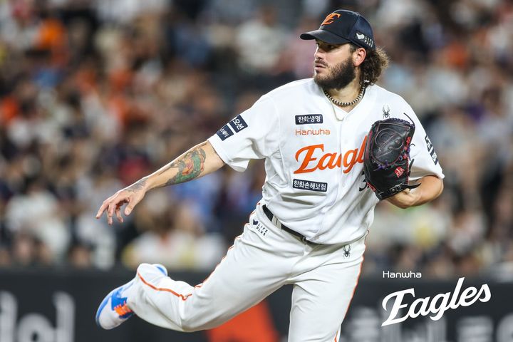 ▲ 한화의 '절대 에이스' 폰세가 22일 SSG전에 선발 등판한다.ⓒ한화 이글스 제공
