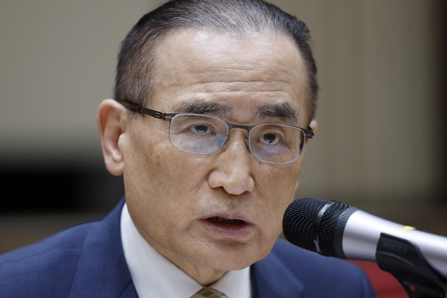 ▲ 위성락 국가안보실장이 22일 서울 용산 대통령실 청사에서 현안 관련 기자간담회를 하고 있다. ⓒ뉴시스