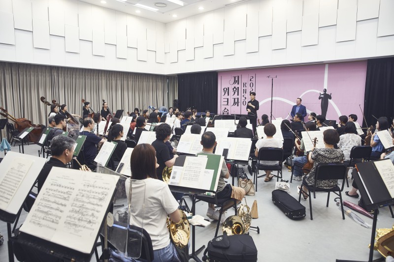 ▲ 2023년 지휘자 워크숍 현장(참가자 박근태).ⓒ국립심포니오케스트라