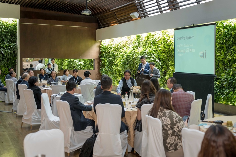 ▲ (재)경북테크노파크(원장 하인성) 경북국제개발협력센터는 지난 13일 과테말라 과테말라시티 티칼 푸트라 호텔에서 ‘한국-과테말라 섬유산업 네트워킹 사’를 성황리에 개최했다.ⓒ(재)경북테크노파크