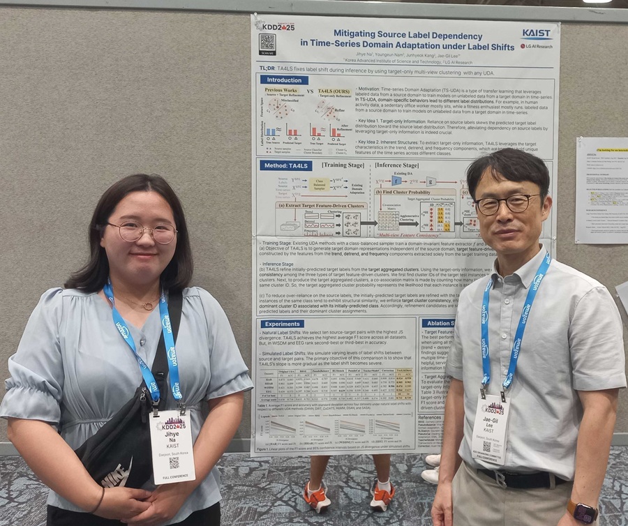 ▲ 사진 오른쪽부터 나지혜 박사과정, 우 이재길 교수.ⓒKAIST