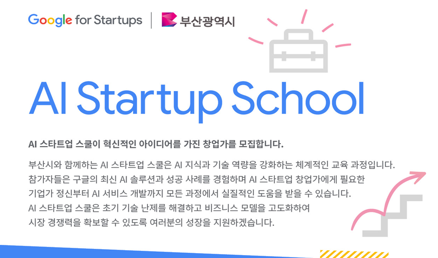 ▲ AI 스타트업 스쿨 포스터.ⓒ부산시