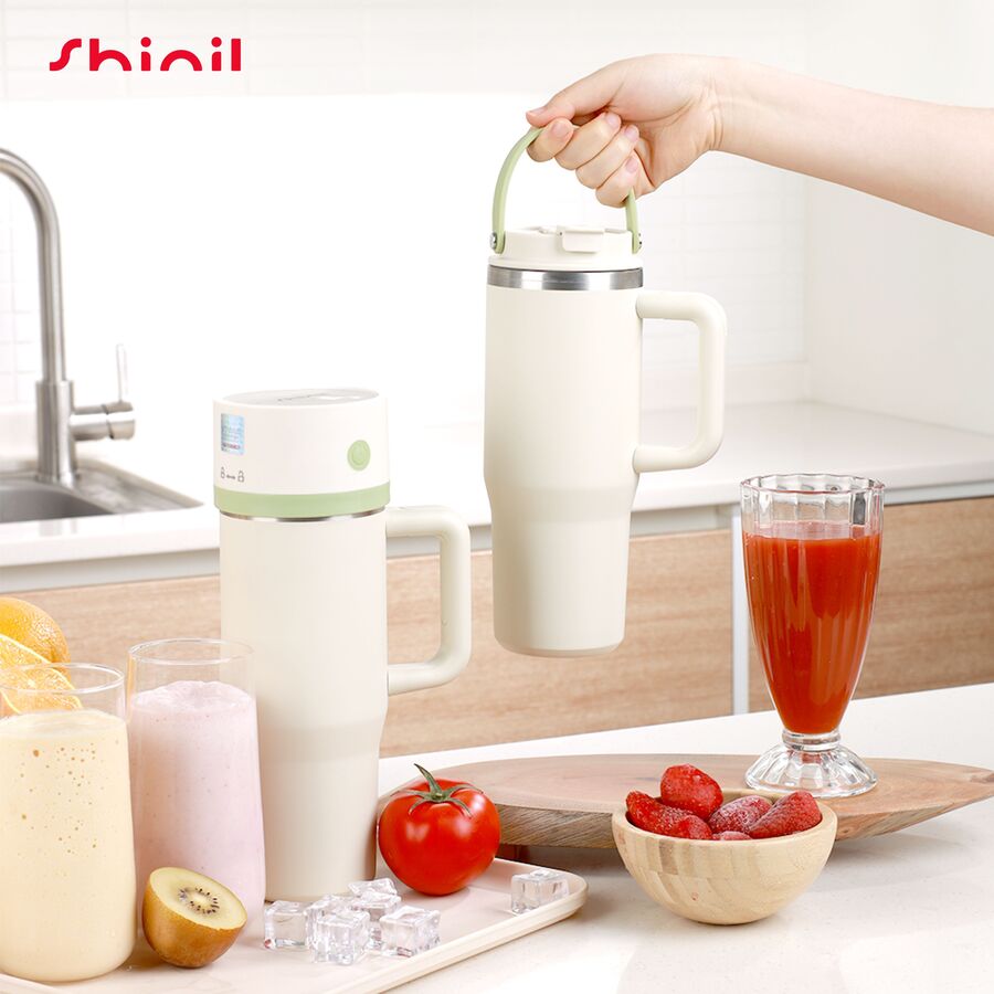 ▲ 신일이 무선 텀블러 믹서를 출시했다. ⓒ신일