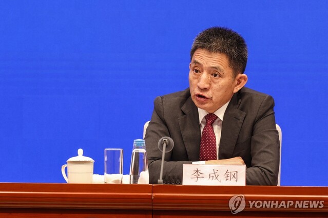 ▲ 리청강 국제무역담판대표 겸 부부장. 출처=EPAⓒ연합뉴스