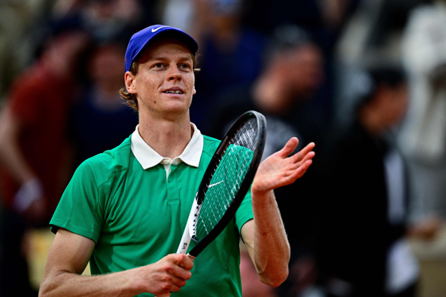 ▲ 신네르가 US오픈 1회전에서 압도적인 승리를 거두며 컨디션 난조에 대한 우려를 털어냈다.ⓒ연합뉴스 제공