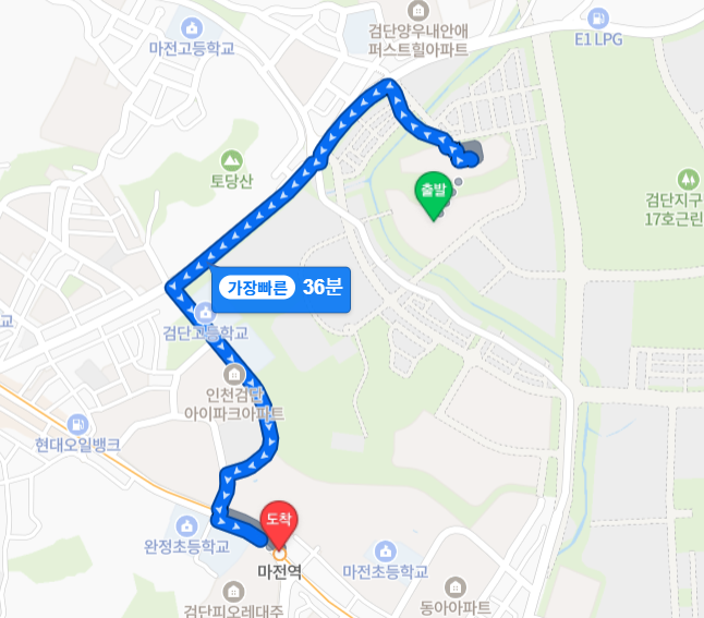 엘리프검단포레듀, 마전역까지 걸어서 36분 … 산단 근로자는 노려볼만