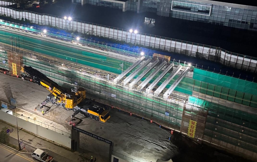 ▲ 복개공사 현장 전경 ⓒ연합뉴스