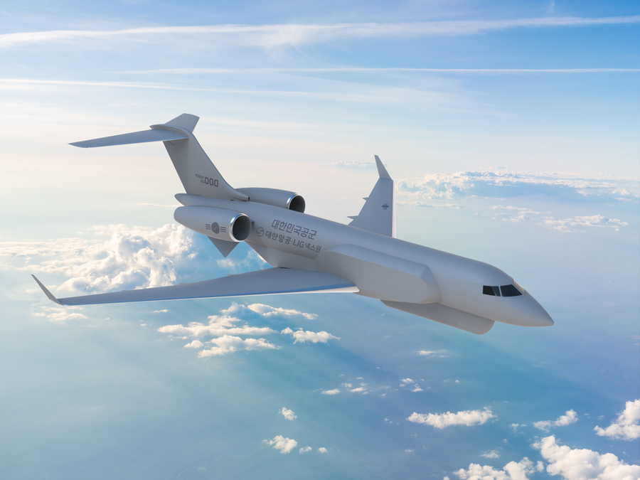 ▲ LIG넥스원과 대한항공이 체계통합을 추진하는 한국형 전자전기 형상 ⓒLIG넥스원