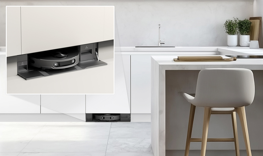 ▲ LG전자 로봇청소기 신제품 '히든 스테이션'의 모습.ⓒLG전자