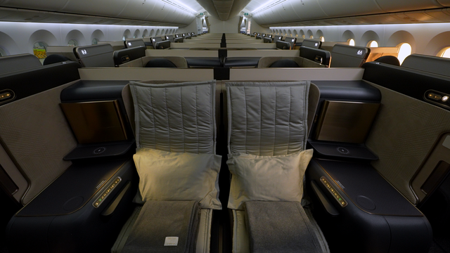 ▲ 프레스티지석에 신규 서비스되는 프레떼의 누빔 매트리스. ⓒ대한항공