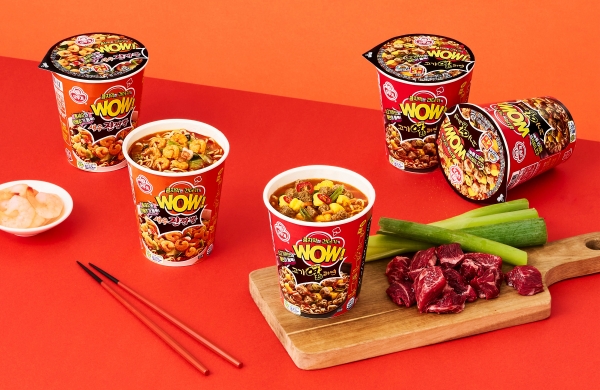 ▲ 오뚜기 'WOW 컵면' 2종 연출컷ⓒ오뚜기