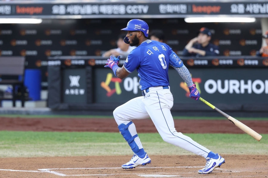 ▲ 디아즈의 43호 홈런을 앞세운 삼성이 한화를 무너뜨렸다.ⓒ삼성 라이온즈 제공