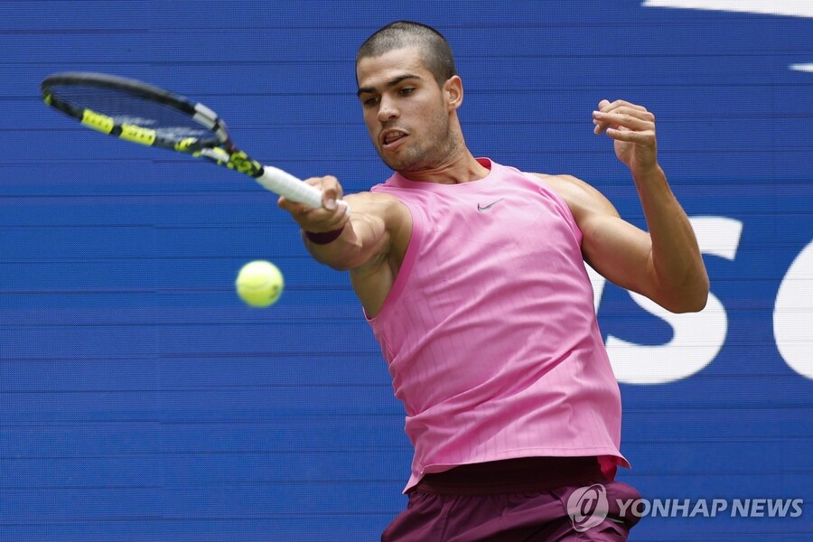 ▲ 카를로스 알카라스가 US오픈 테니스대회 남자 단식 16강에 올라섰다.ⓒ연합뉴스 제공