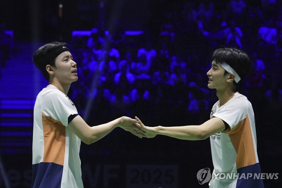 ▲ 배드민턴 남자 복식 세계 랭킹 1위 김원호-서승재 조가 세계개인배드민턴선수권대회에서 우승했다.ⓒ연합뉴스 제공