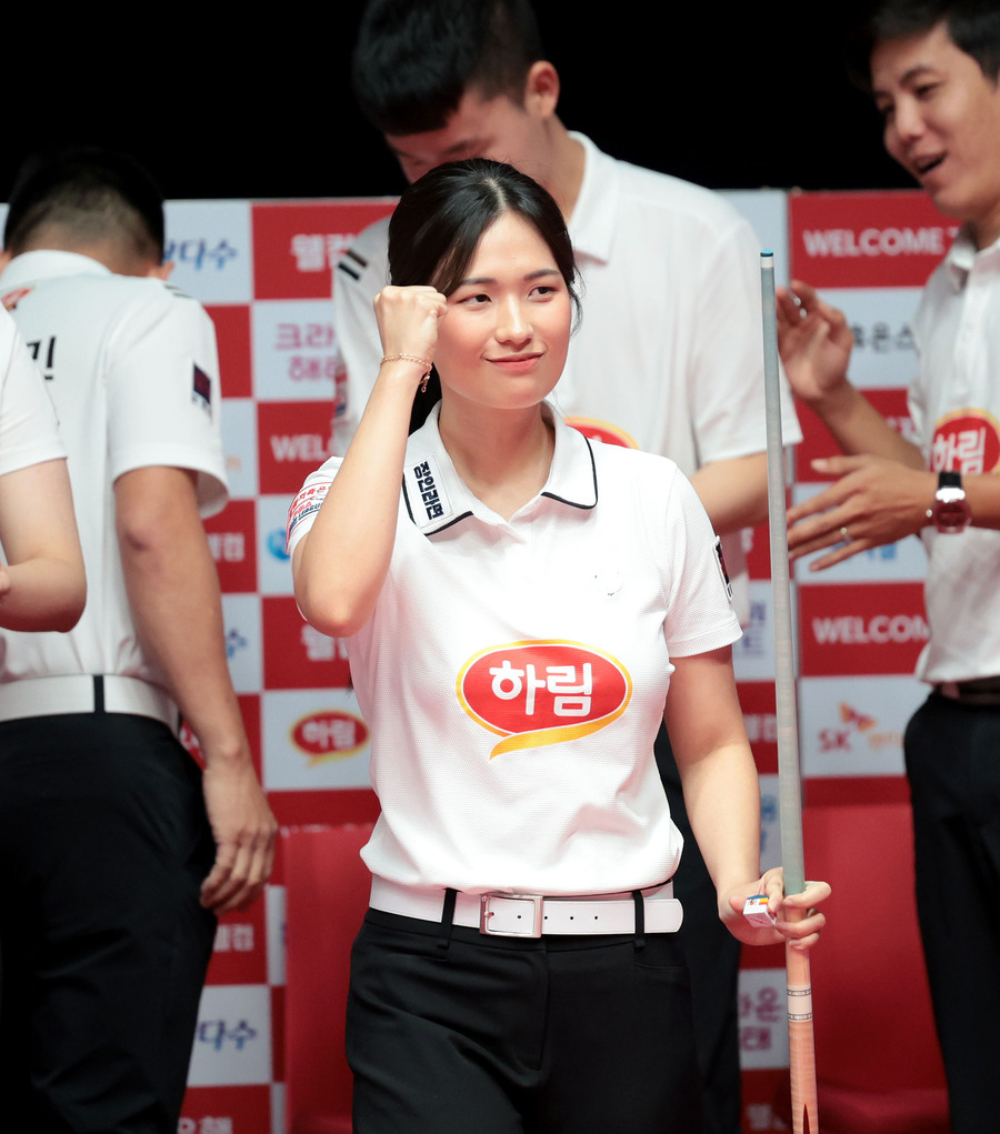 ▲ 프로당구 PBA 팀리그에서 활약한 박정현이 시즌 4차투어 PPQ라운드(1차예선)을 통과했다.ⓒPBA 제공