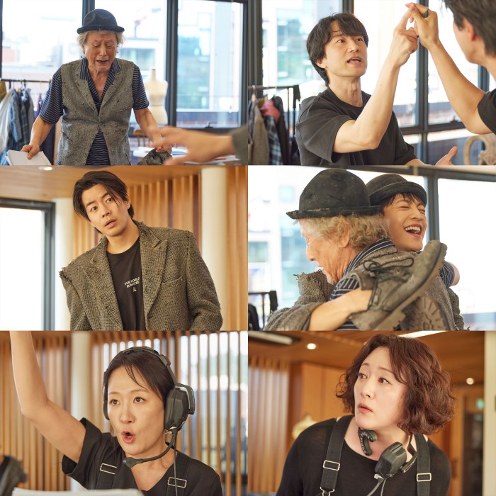 ▲ 연극 '고도를 기다리며를 기다리며' 연습 현장.ⓒ파크컴퍼니