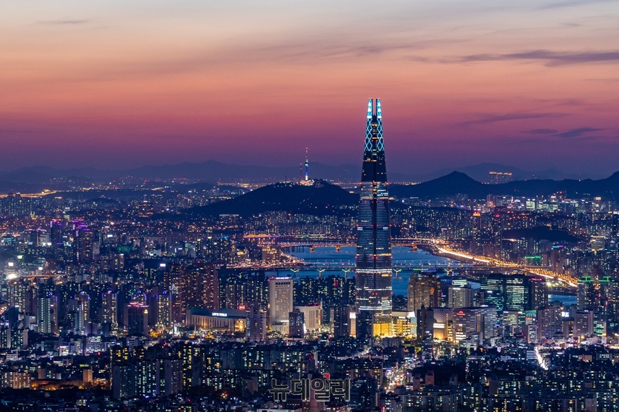 ▲ 케이팝데몬헌터스 속 배경이 된 서울야경 ⓒ서울시