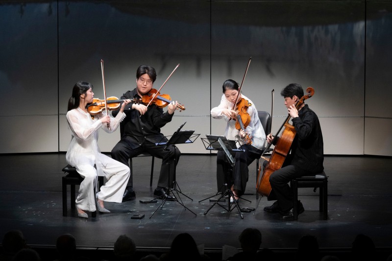 ▲ 제15회 밴프 국제 현악 사중주 콩쿠르 실황.ⓒRita Taylor - Banff International String Quartet Competition