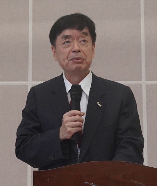 ▲ 충북테크노파크 신임 박순기 원장이 1일 취임식에서 직원들에게 인사말을 하고 있다.ⓒ충북테크노파크