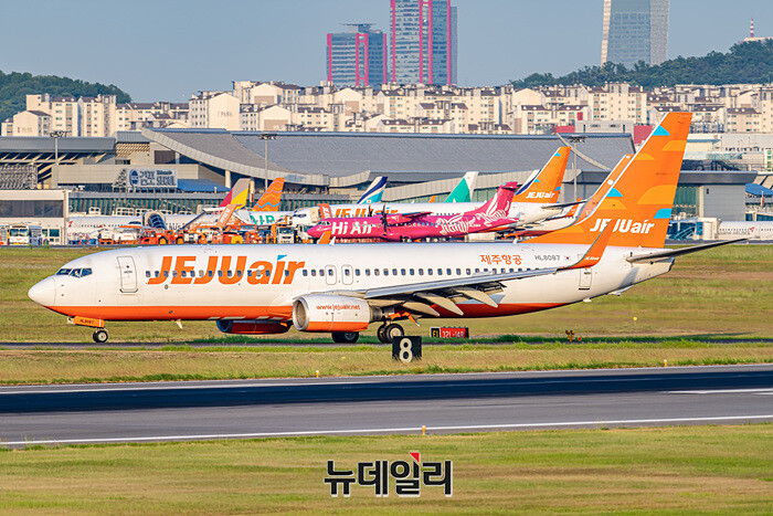 ▲ 제주항공과 티웨이항공은 인천~괌 노선에 소극적인 태도를 보이고 있다. ⓒ뉴데일리DB