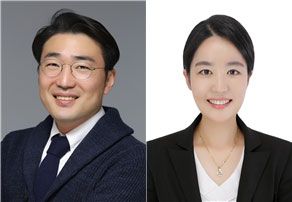 ▲ 립공주대학교 자연과학대학 생명과학과 도윤호 교수(왼쪽)와 김민선 교수.ⓒ국립공주대