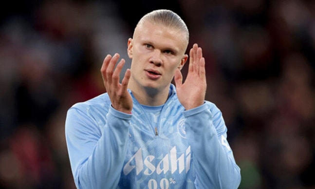 ▲ '괴물 공격수' 엘링 홀란은 맨체스터 시티 연봉 1위이자 EPL 전체 연봉 1위다.ⓒ연합뉴스 제공