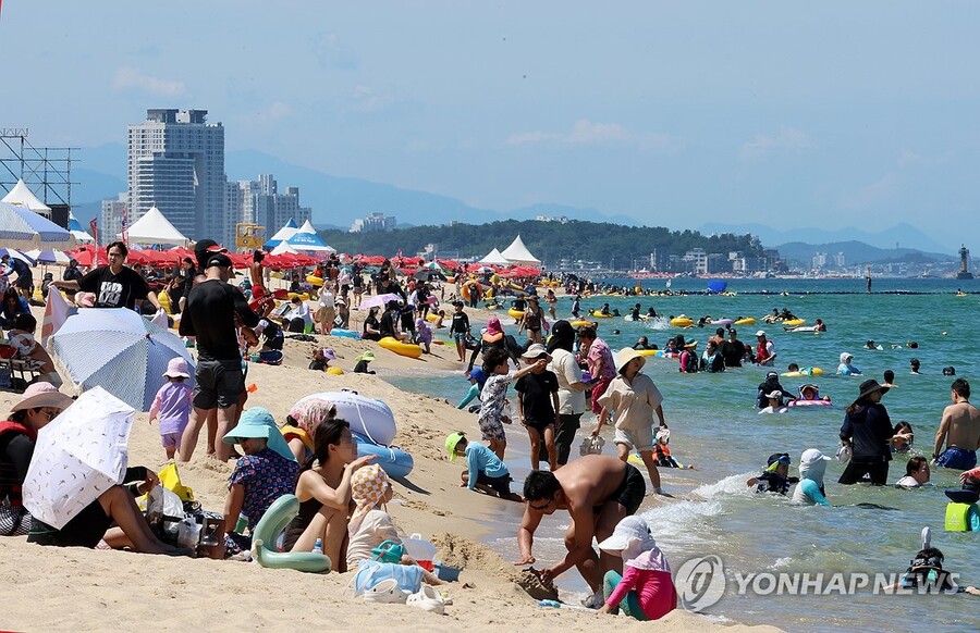 ▲ 강원도 강릉시 경포해수욕장 전경. ⓒ연합뉴스