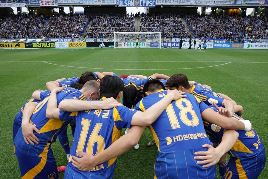 ▲ 울산HD가 A매치 휴식기간을 활용해 전지훈련에 돌입했다.ⓒ울산HD 제공