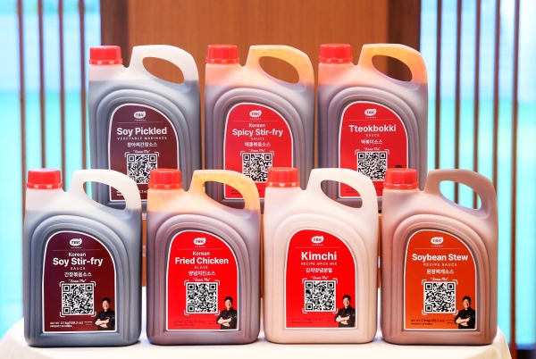 ▲ TBK(The Born Korea) 소스 신제품ⓒ최신혜 기자