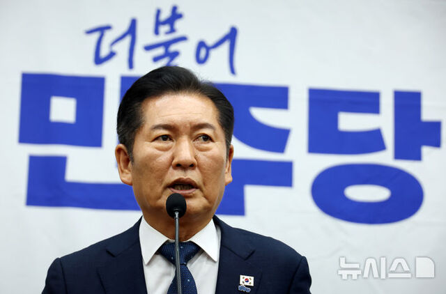 ▲ 정청래 더불어민주당 대표가 3일 서울 여의도 국회에서 열린 정책의원총회에서 발언하고 있다. ⓒ뉴시스