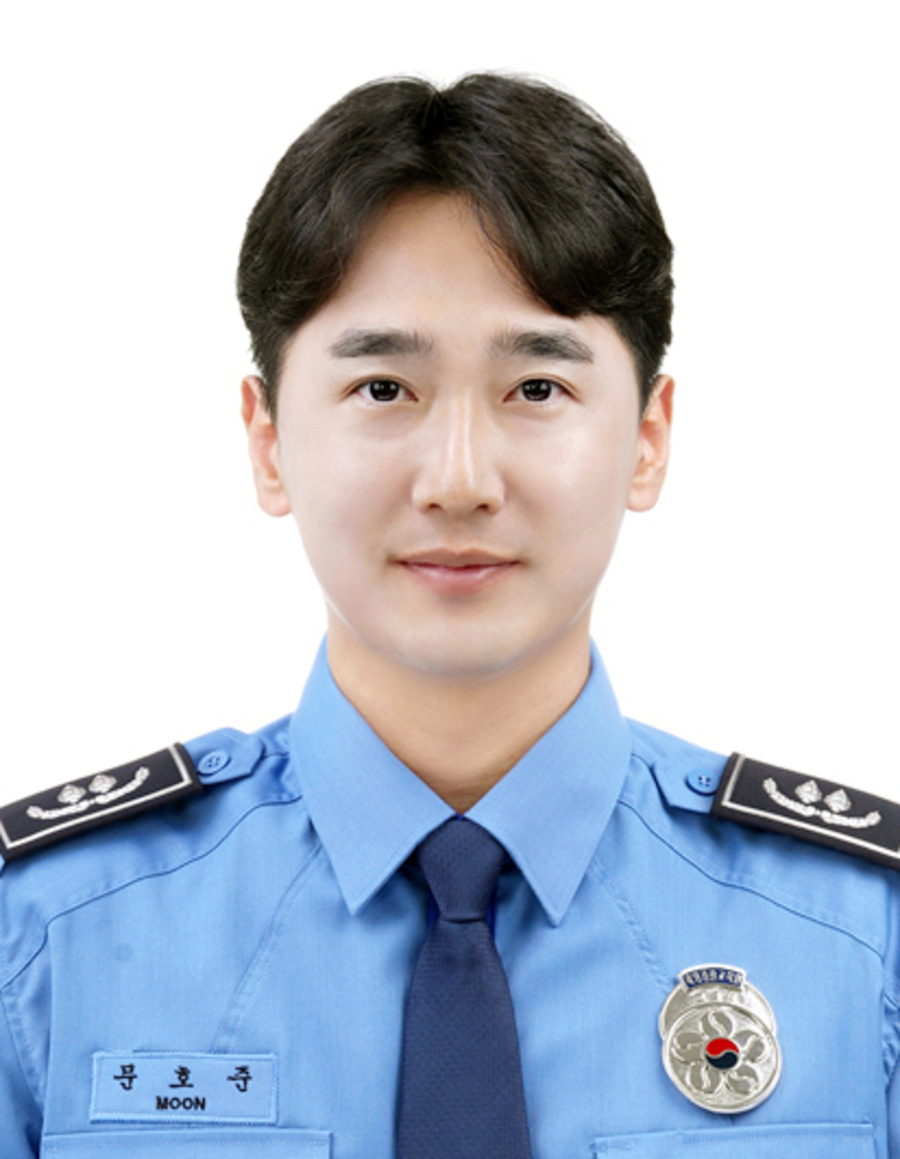 ▲ 해양경찰교육원에서 신임경찰 교육을 받고 있는 문호준 교육생(해양경찰교육원 신임경찰 제251기)ⓒ해양경찰교육원 제공