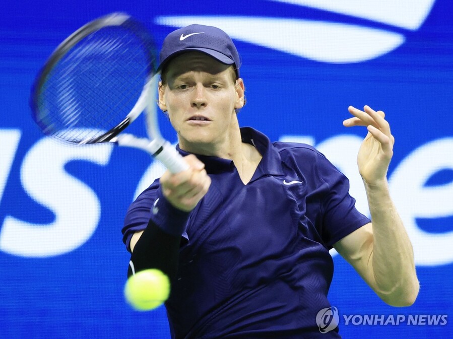 ▲ 세계 랭킹 1위 신네르가 US오픈 남자 단식 4강에 합류했다.ⓒ연합뉴스 제공