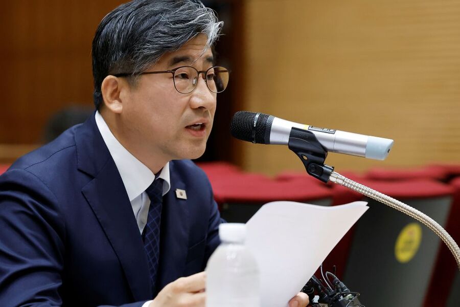 ▲ 류덕현 재정기획보좌관이 4일 서울 용산 대통령실 청사에서 현안 관련 기자간담회를 하고 있다. ⓒ뉴시스