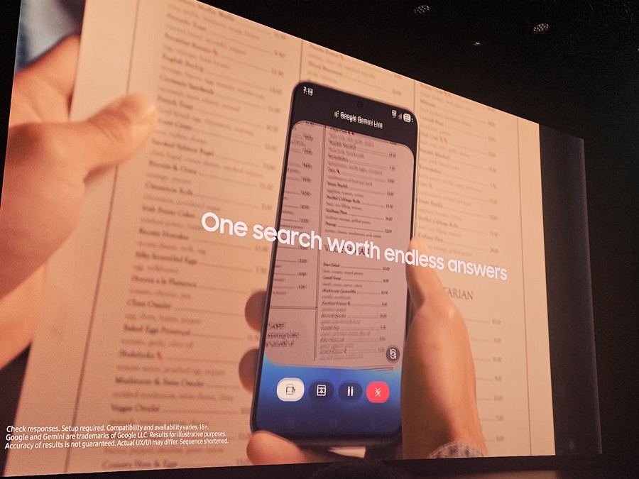 ▲ 4일(현지 시간) 독일 베를린 유럽 최대 가전 전시회 'IFA 2025' 개막 전 열린 '삼성 프레스 콘퍼런스'에서 갤럭시S25 FE 신제품이 공개됐다.ⓒ윤아름 기자