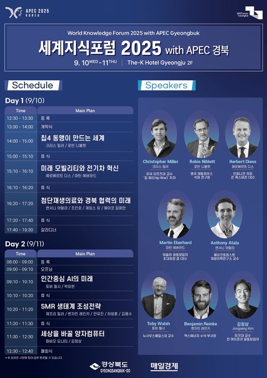 ▲ 세계지식포럼 포스터.ⓒ경북도