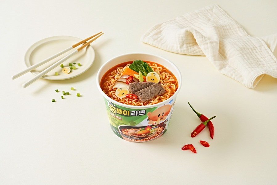 ▲ 대전시는 5일부터 지역 대표 캐릭터 ‘꿈돌이’를 앞세워 관광과 소비를 동시에 겨냥한 신제품 ‘꿈돌이 컵라면’을 본격적으로 판매를 시작한다.ⓒ대전시