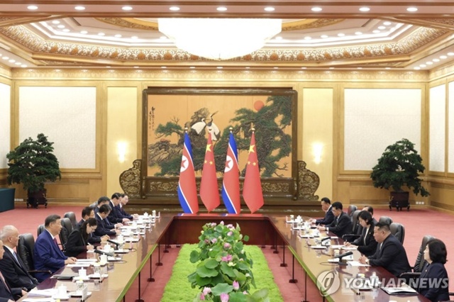 ▲ 북·중 회담. 250904 신화 연합뉴스 자료사진. ⓒ연합뉴스