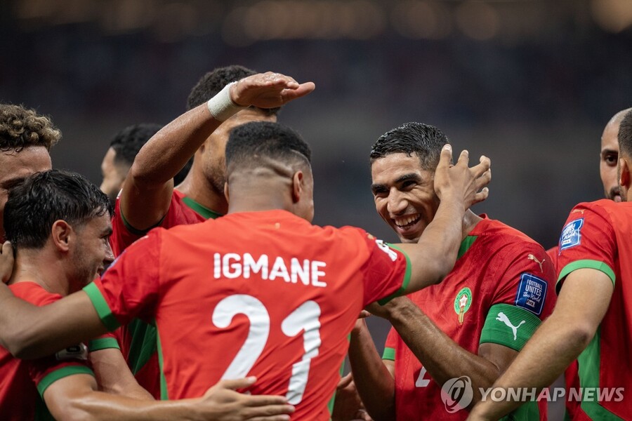 ▲ 모로코가 아프리카 팀으로는 처음으로 2026 북중미 월드컵 본선행을 확정했다.ⓒ연합뉴스 제공