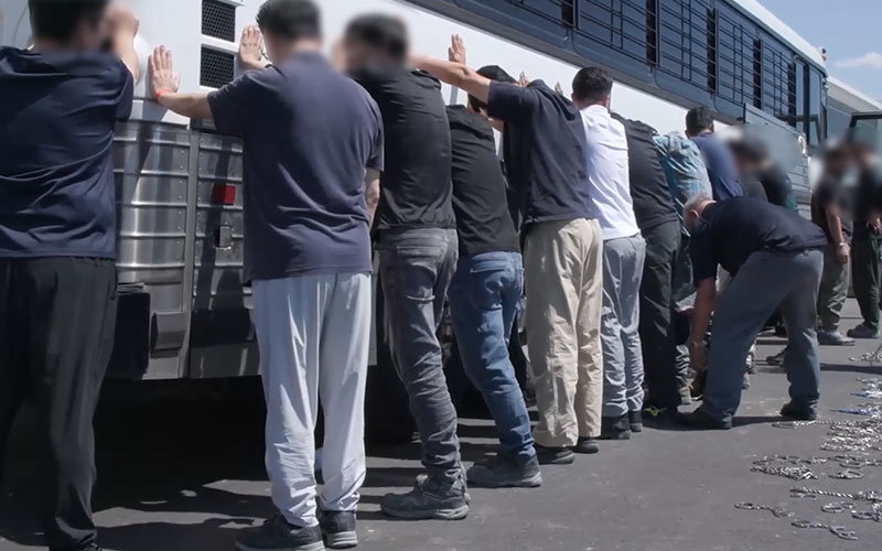 ▲ 미국 이민당국이 공개한 현대차-LG엔솔 이민단속 사진 ⓒICE