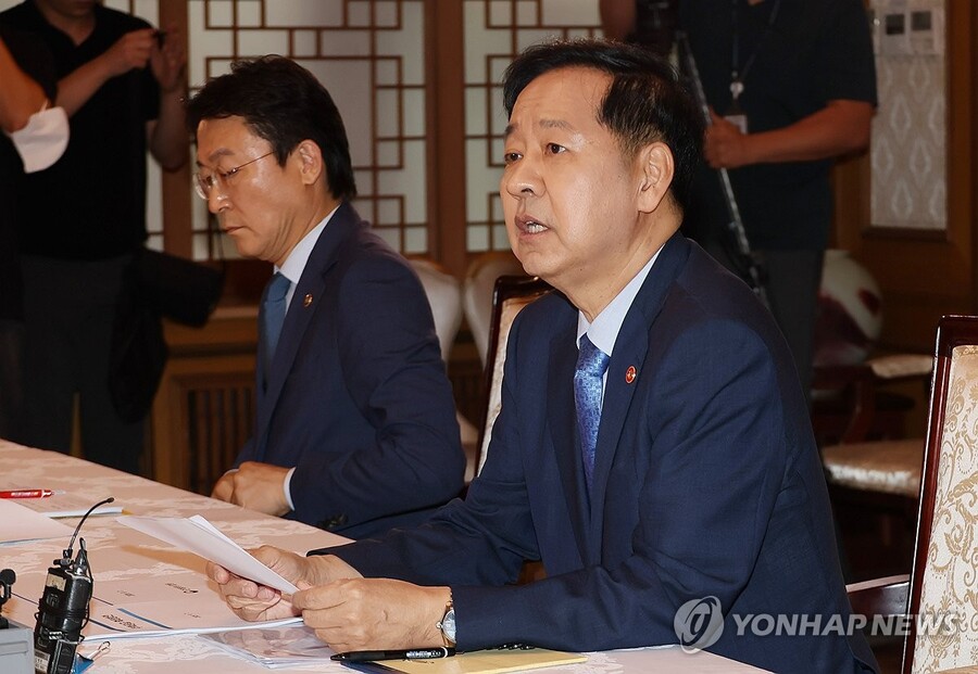 ▲ 구윤철 부총리 겸 기획재정부 장관이 7일 서울 종로구 정부서울청사에서 열린 부동산관계장관회의에서 발언하고 있다. ⓒ연합뉴스