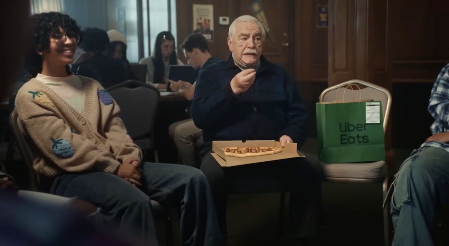 ▲ 우버의 'Brian Cox Goes to College' 캠페인. ©Uber