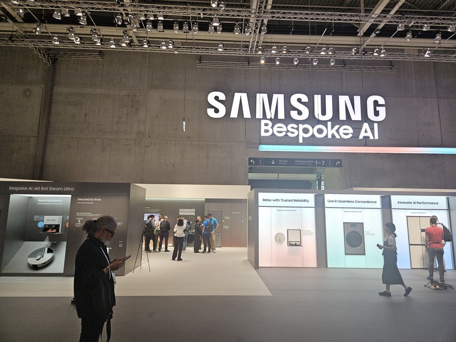▲ 유럽 최대 가전 전시회 IFA2025가 9일(현지 시간) 폐막했다. 사진은 삼성전자 부스ⓒ윤아름 기자