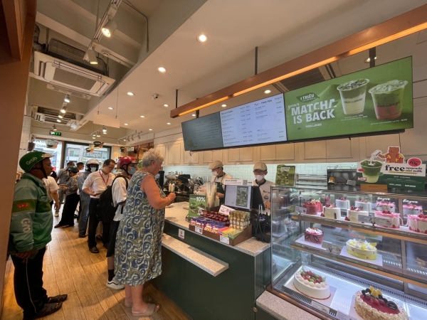 ▲ 뚜레쥬르가 베트남에서 판매하는 '말차 제품'이 인기를 얻고 있다.ⓒCJ푸드빌