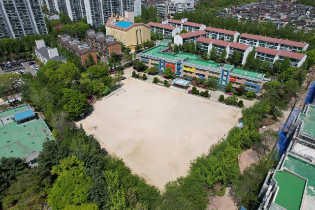 ▲ 성남시 분당구 서현동 양영초등학교 전경. ⓒ성남시 제공