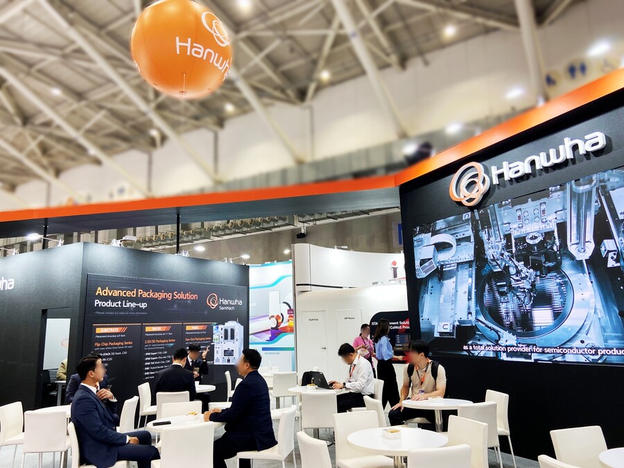 ▲ 한화세미텍 세미콘 타이완 2025 전시부스 전경ⓒ한화세미텍