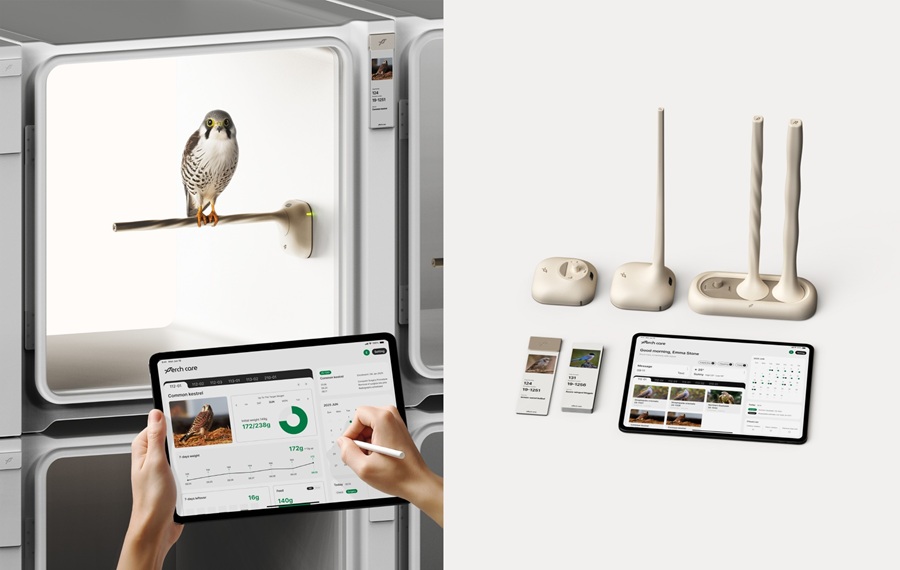 ▲ 횟대형 야생조류 체중계 퍼치케어(PerchCare).ⓒ한양대