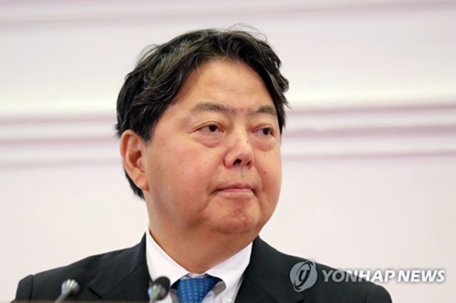 ▲ 하야시 요시마사 일본 관방장관. EPA=연합뉴스 자료사진. ⓒ연합뉴스