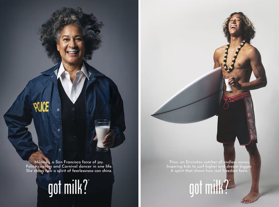 ▲ 올해로 30주년을 맞은 'Got Milk? 우유 수염' 캠페인. ©CMPB